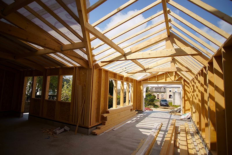 Strucutre d'une maison ossature bois