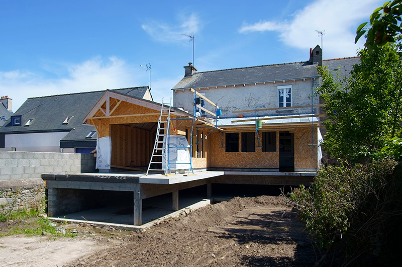 Maison ossature bois à paimpol