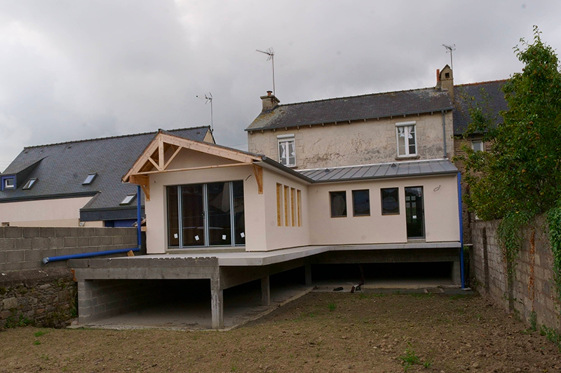 finitions maison ossature bois à paimppol